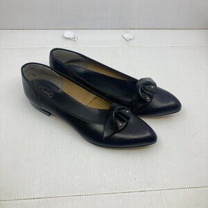 Vtg '70 New deadstock flat ballet loafers slip on slippers womens shoes sz 8